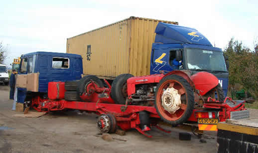 Container destined for Australia
